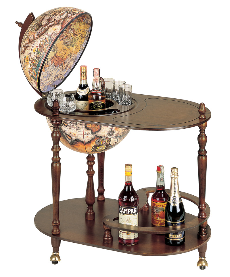 Глобус-бар "Zoffoli" напольный со столиком, сфера 42 см (арт. CAR 42.EW)