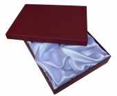 Подарочная коробка под книгу (бордо)