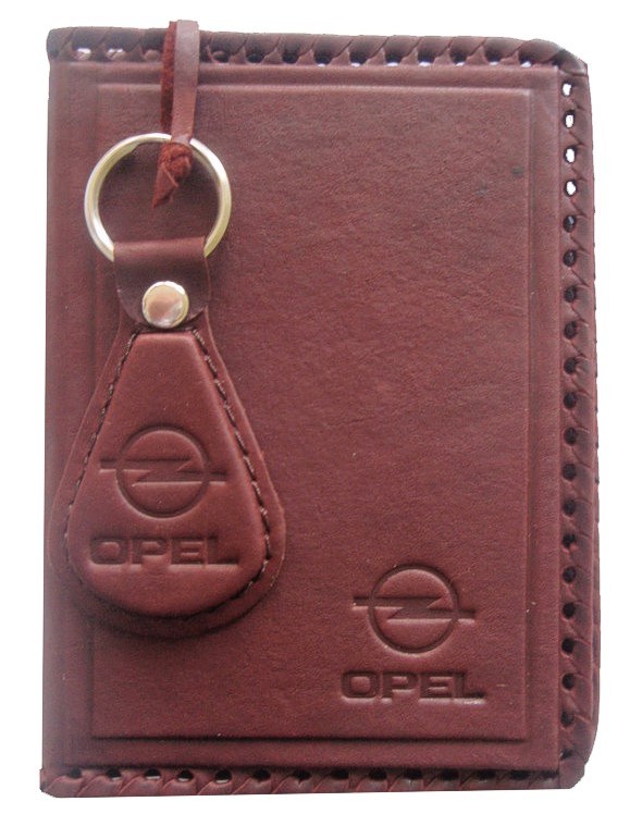 Обложка для водительских документов  с брелком «Opel»